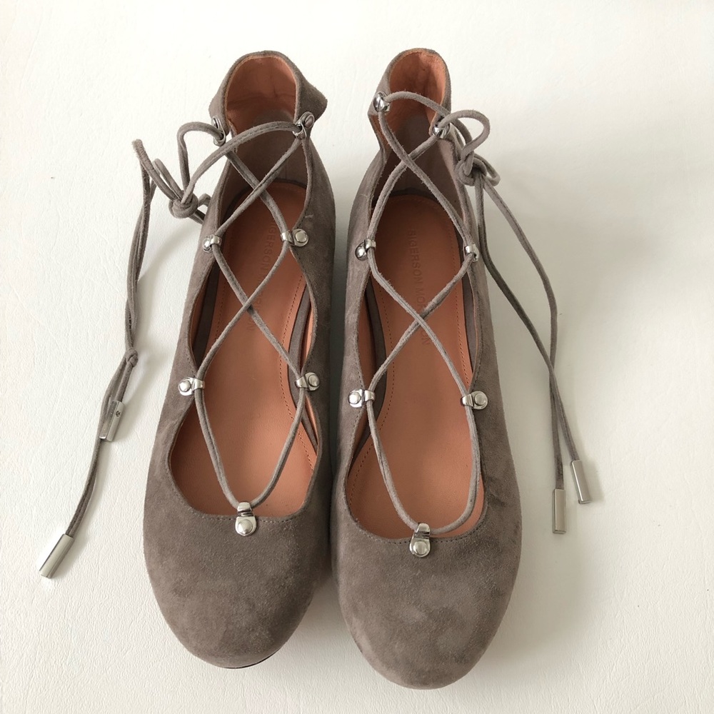 Sigerson Morrison Wrap Ballet Flats